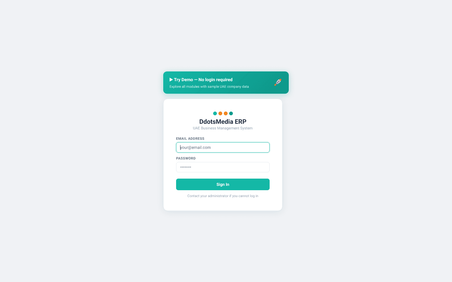 DdotsMedia ERP